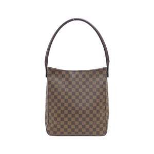 LOUIS VUITTON Authentic Brown Damier Looping GM Shoulder Bag